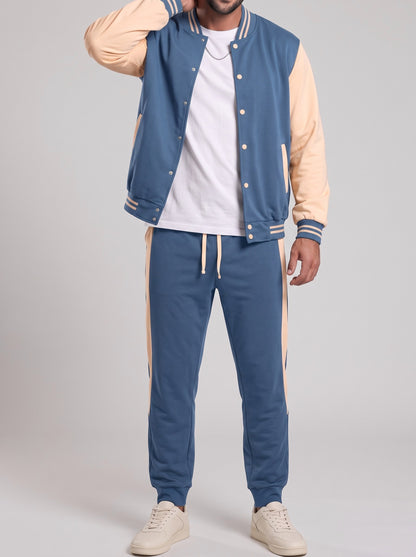 KZZ Men's Baseball Jacket Set