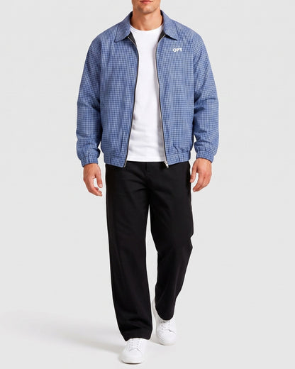 KZZ Vintage-style outdoor sports jacket with a lapel collar