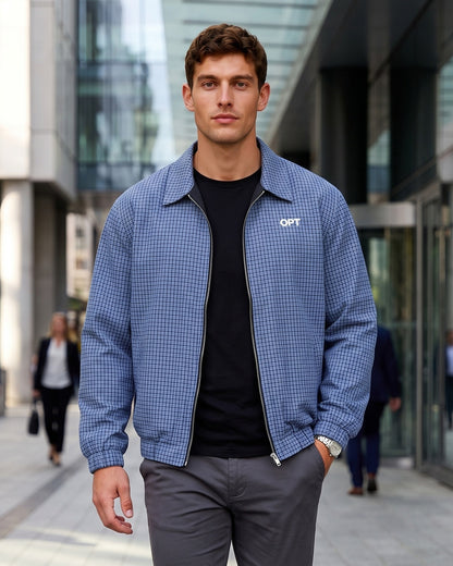 KZZ Vintage-style outdoor sports jacket with a lapel collar