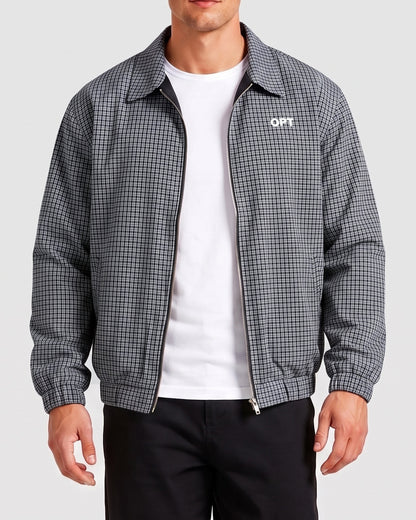 KZZ Vintage-style outdoor sports jacket with a lapel collar