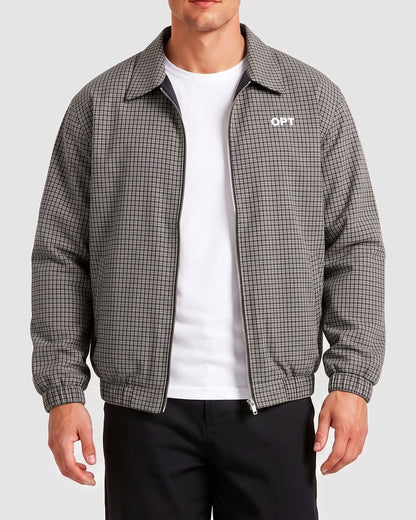 KZZ Vintage-style outdoor sports jacket with a lapel collar