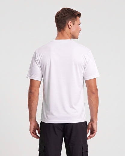 KZZ Men's Slim-Fit Short-Sleeve T-Shirt with Leopard Print