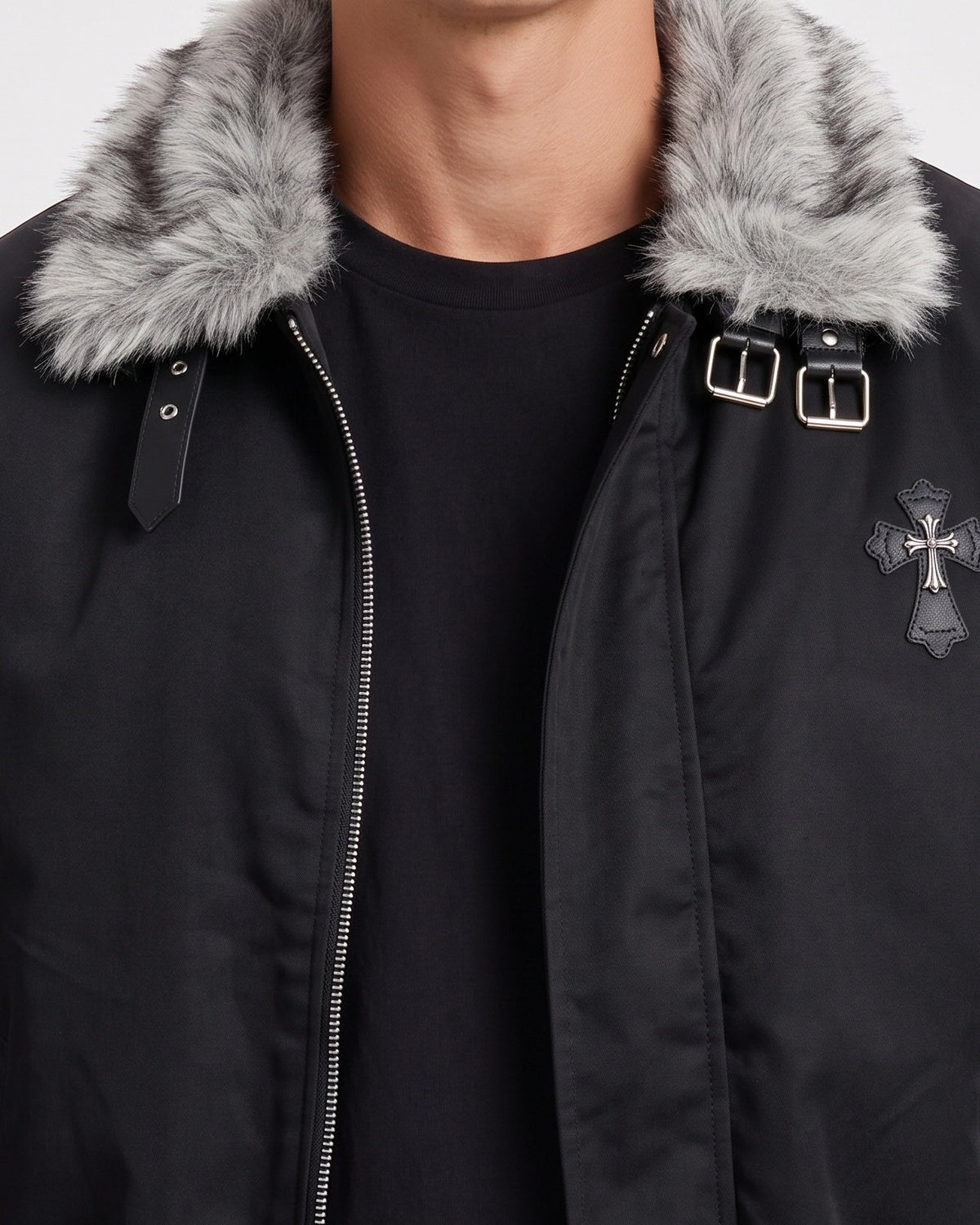 KZZ Men's Padded Long-Sleeve Jacket
