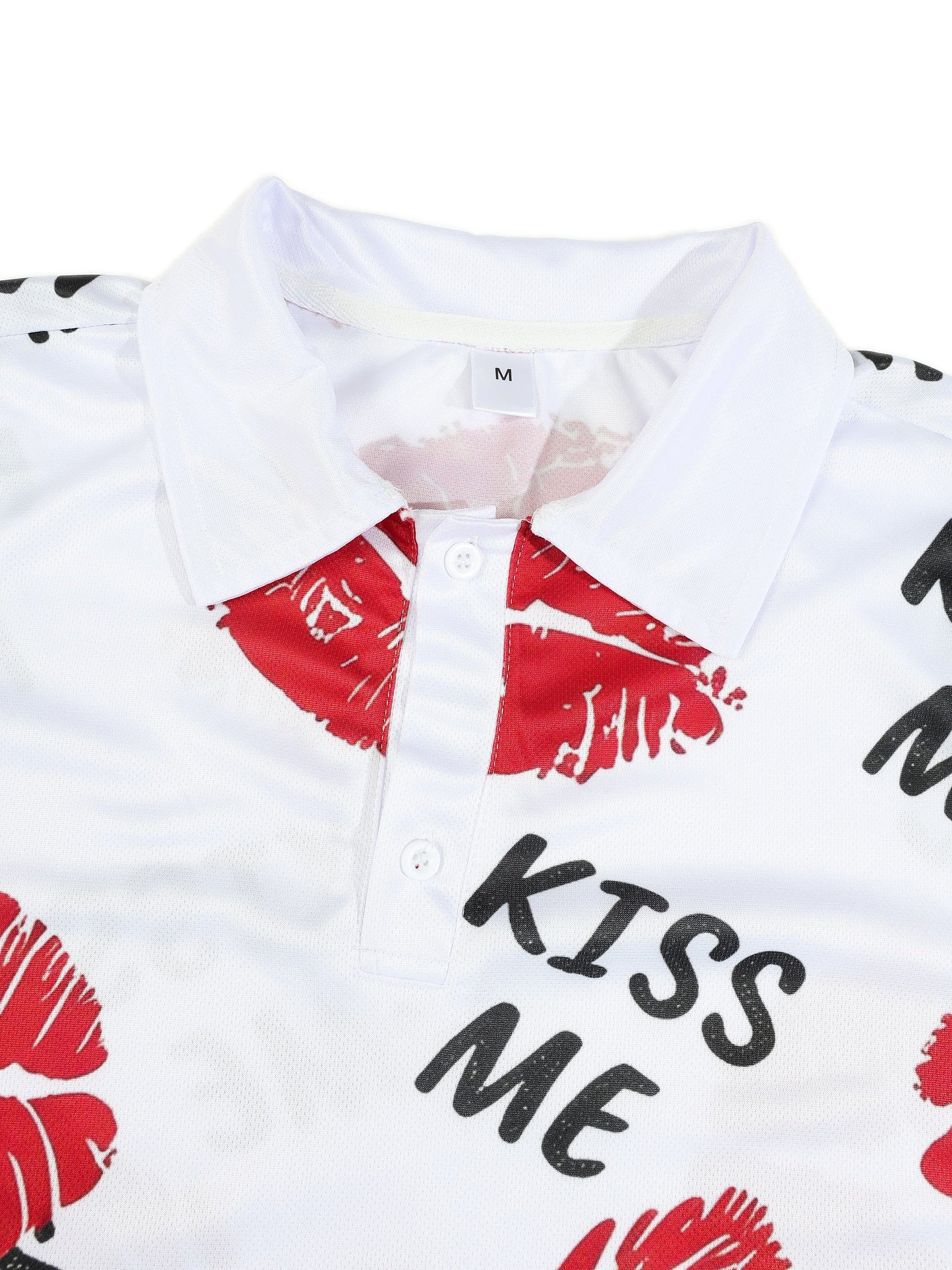 KZZ Men's Slim-Fit Short-Sleeve Polo Shirt with Unique Print
