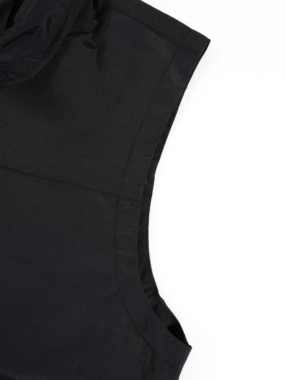 KZZ Men's Slim-Fit Stand-Collar Zip-Up Vest