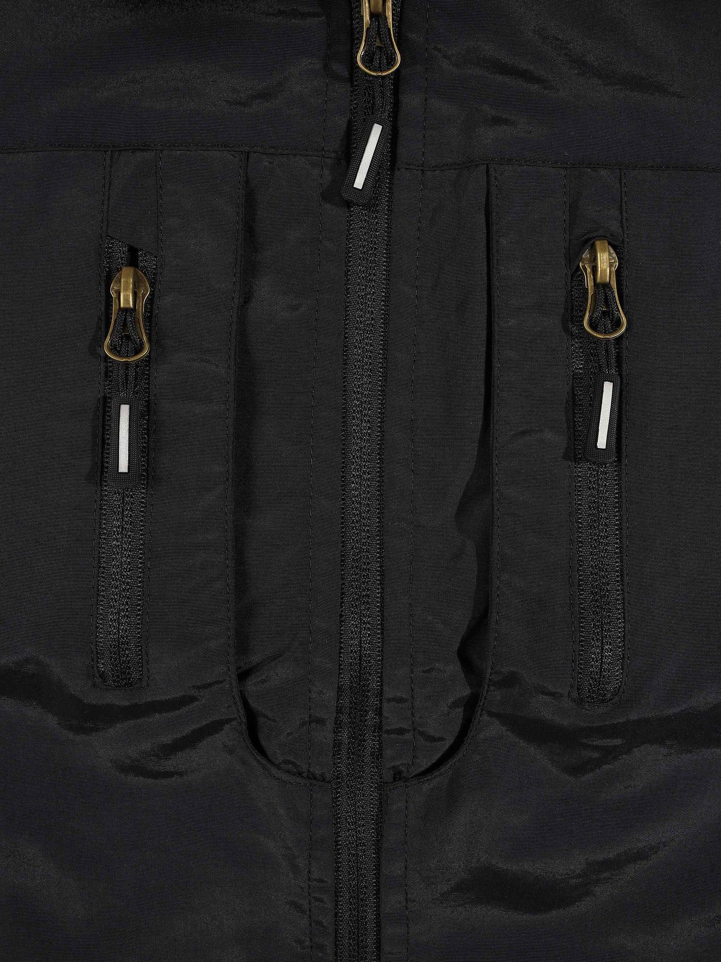 KZZ Men's Slim-Fit Stand-Collar Zip-Up Vest