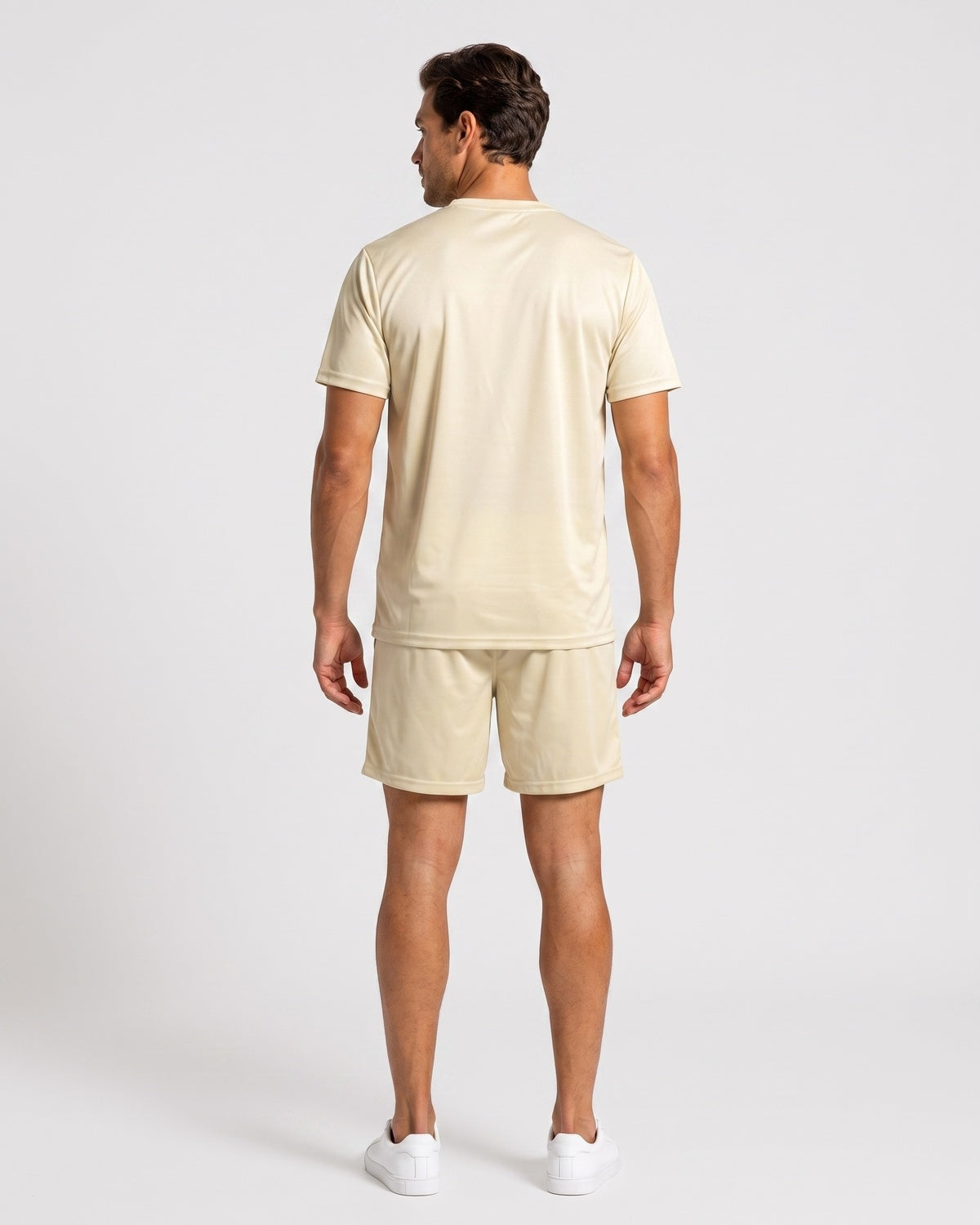 KZZ Men's Summer Regular-Fit Short-Sleeve T-Shirt and Shorts