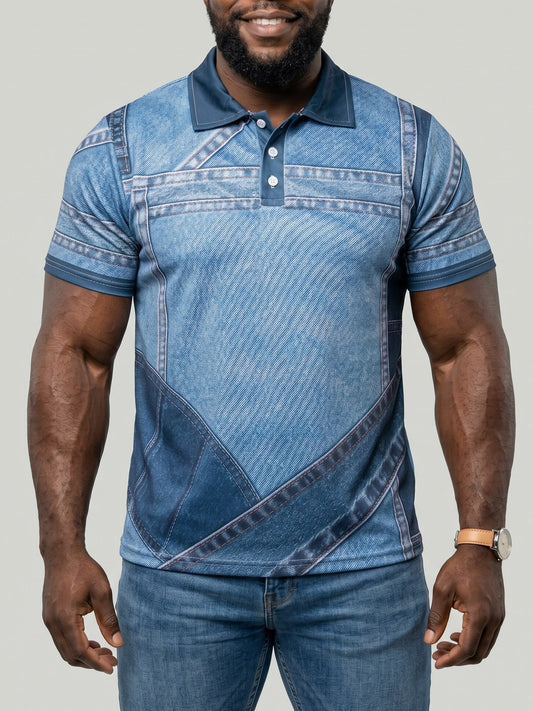 KZZ Men's Short-Sleeve Shirt