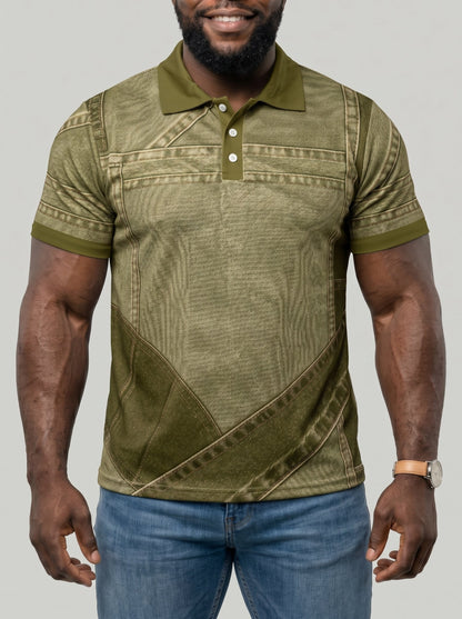 KZZ Men's Short-Sleeve Shirt