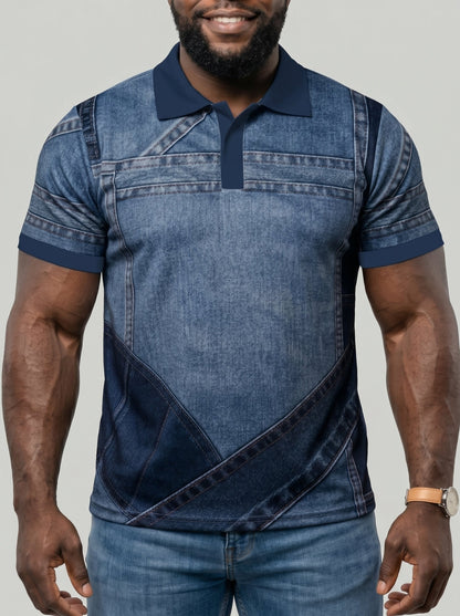 KZZ Men's Short-Sleeve Shirt