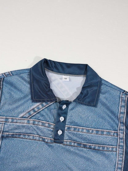 KZZ Men's Short-Sleeve Shirt