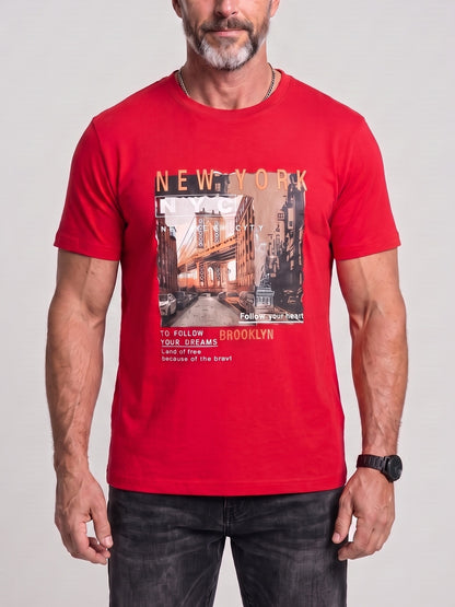 KZZ Casual short-sleeve shirt