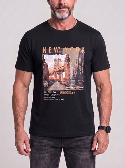 KZZ Casual short-sleeve shirt