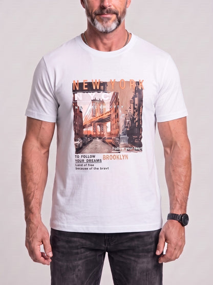 KZZ Casual short-sleeve shirt