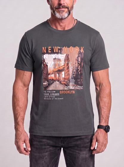 KZZ Casual short-sleeve shirt