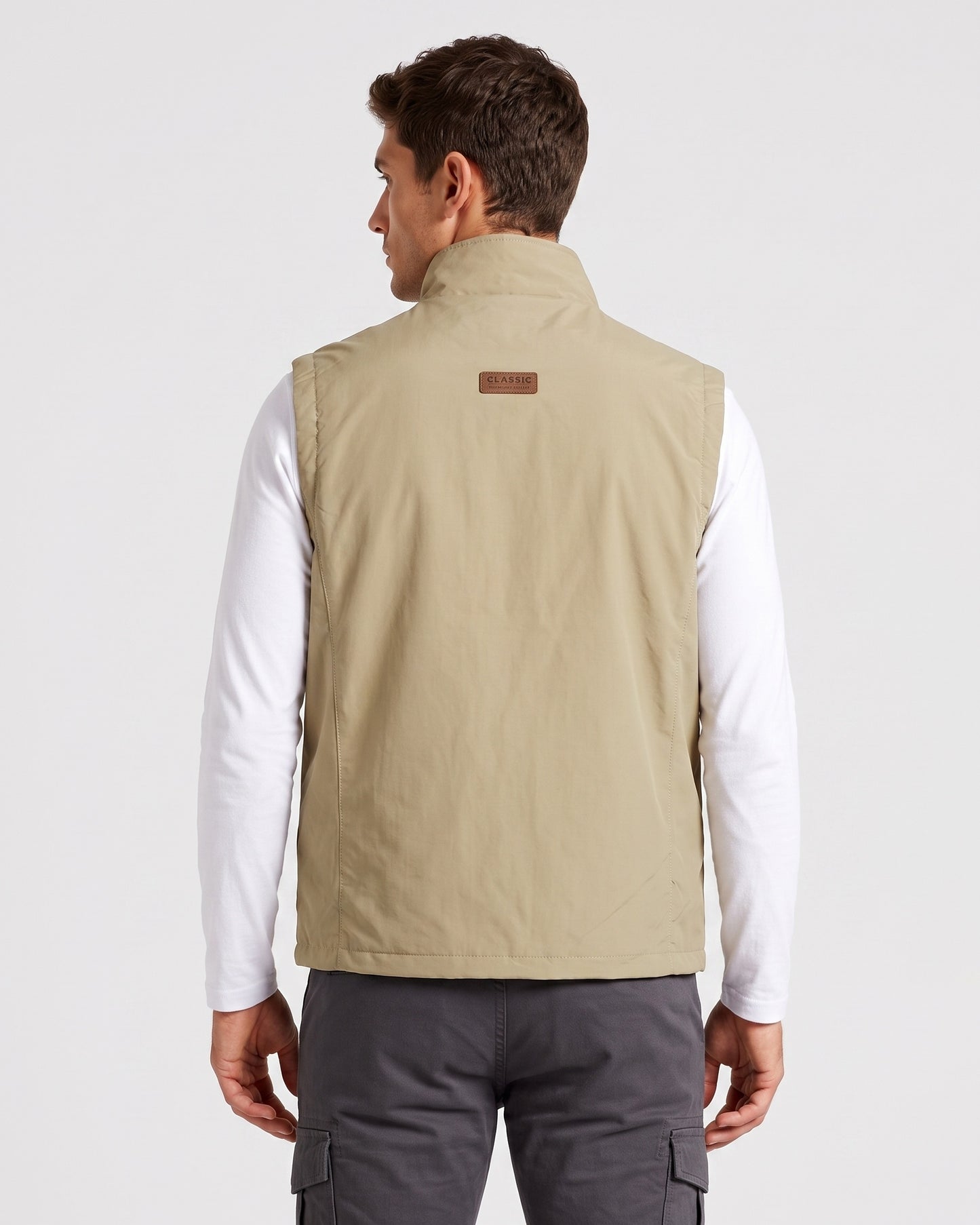 KZZ Men's multi-pocket vest