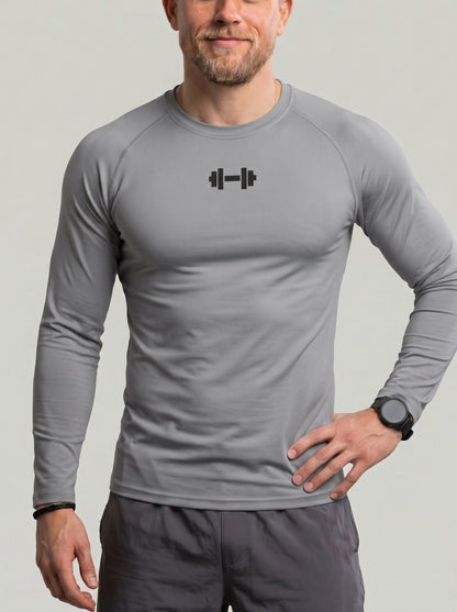 KZZ Men's Slim-Fit Long-Sleeve Shirt