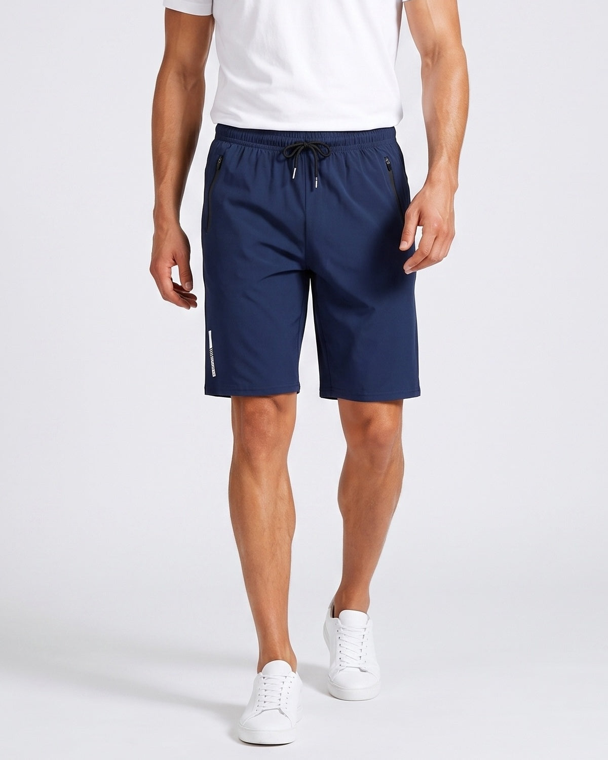 KZZ Men's Stretch Ice Silk Sports Shorts