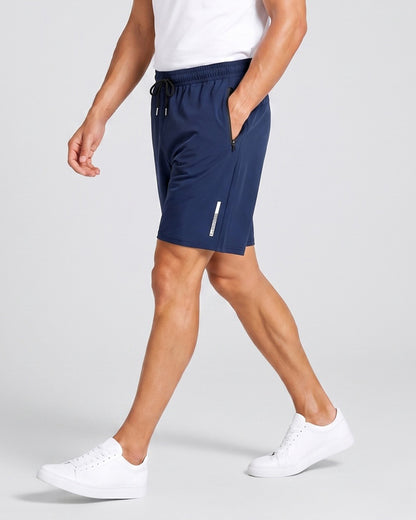 KZZ Men's Stretch Ice Silk Sports Shorts