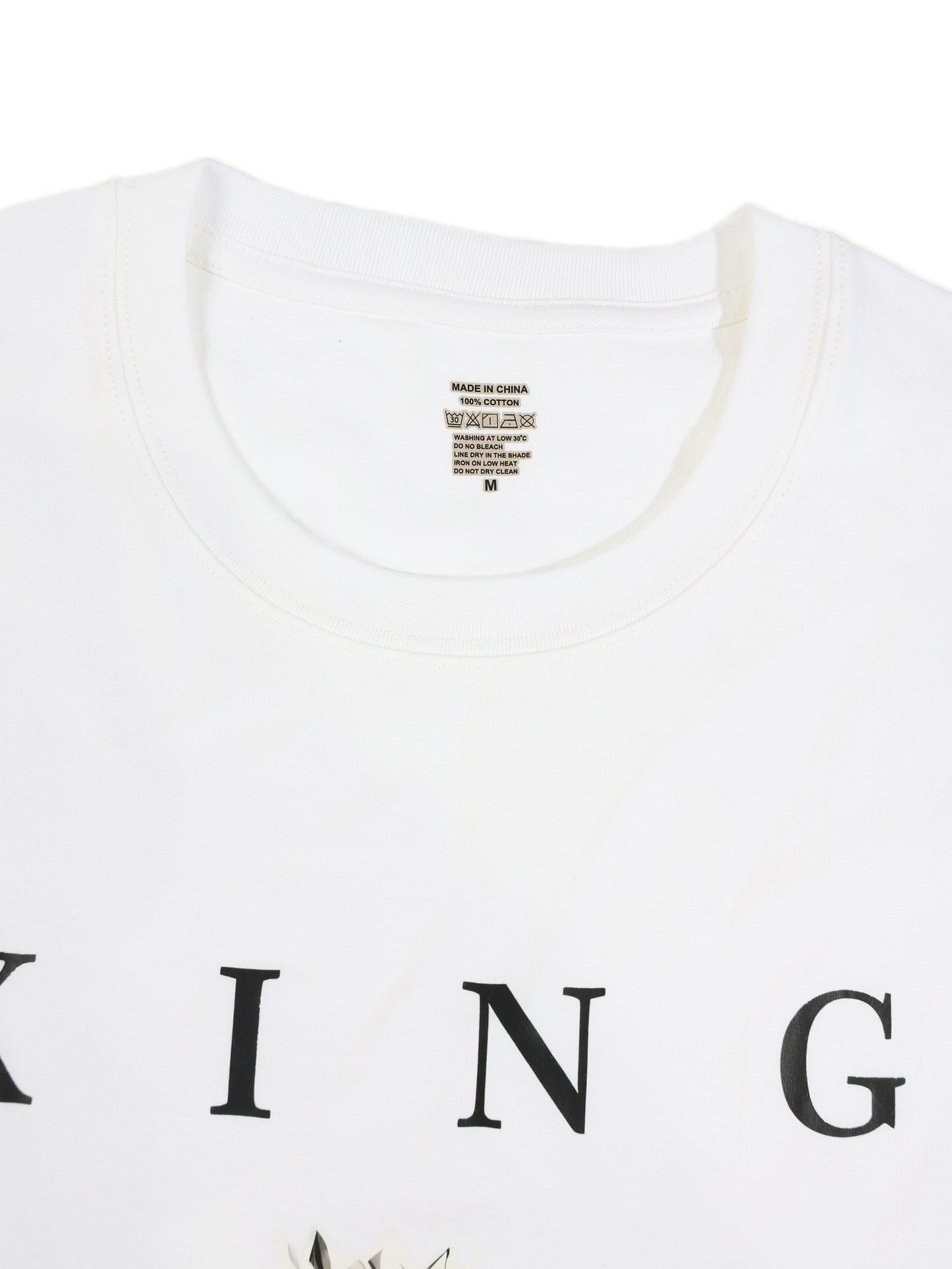 KZZ Men's Breathable Short-Sleeve Crew-Neck Sports T-Shirt with Letter Print