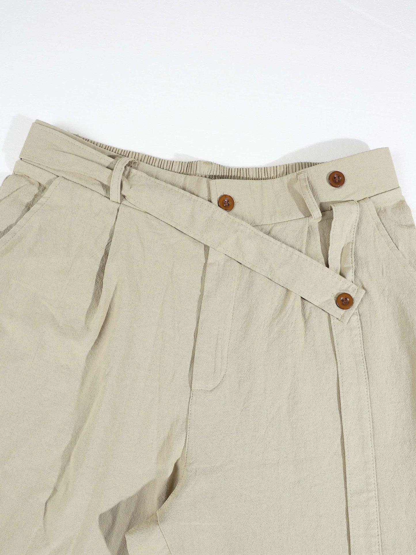 KZZ Men's Casual Loose-Fit Linen Pants