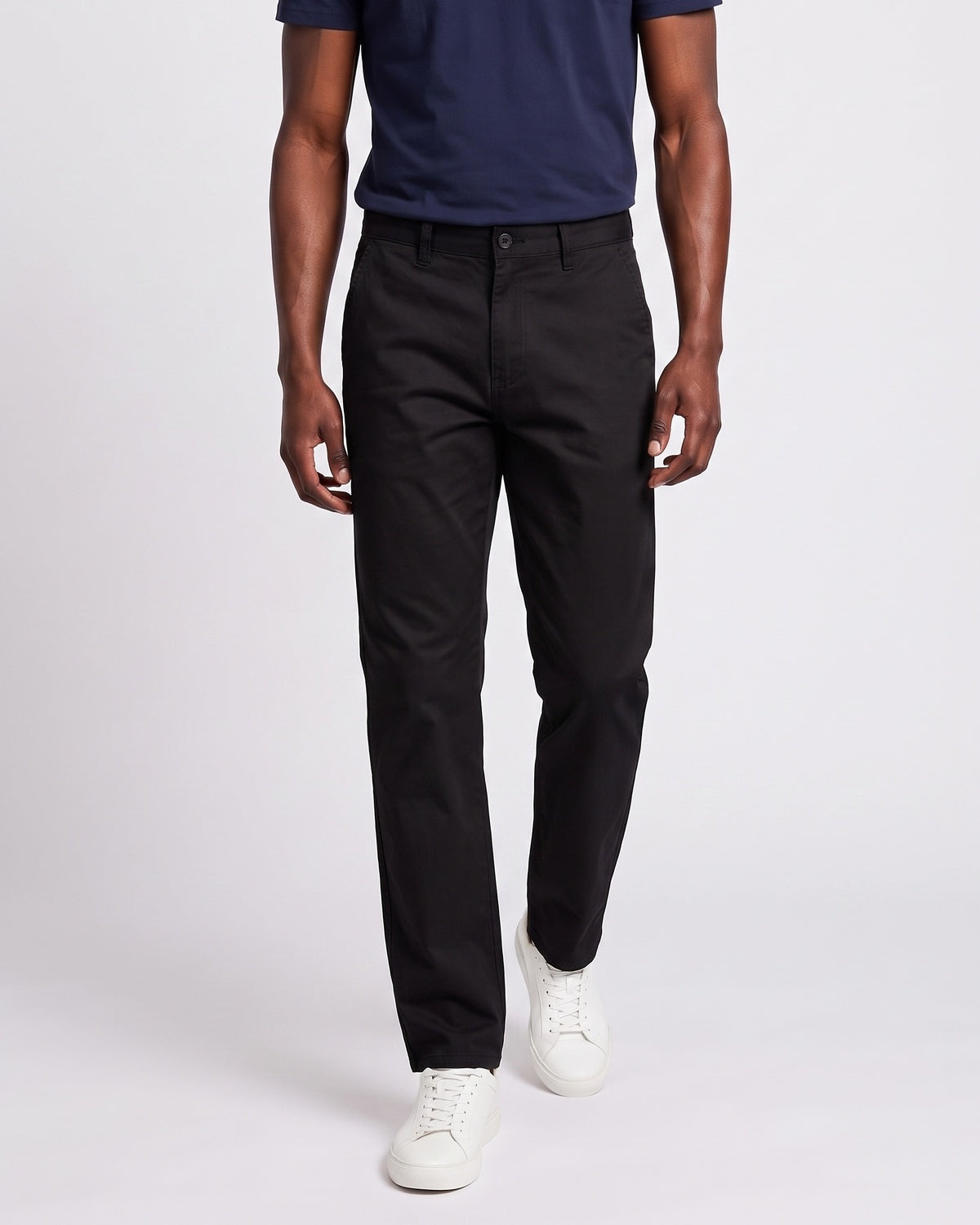 KZZ Men's Stretch Slim-Fit Dress Trousers
