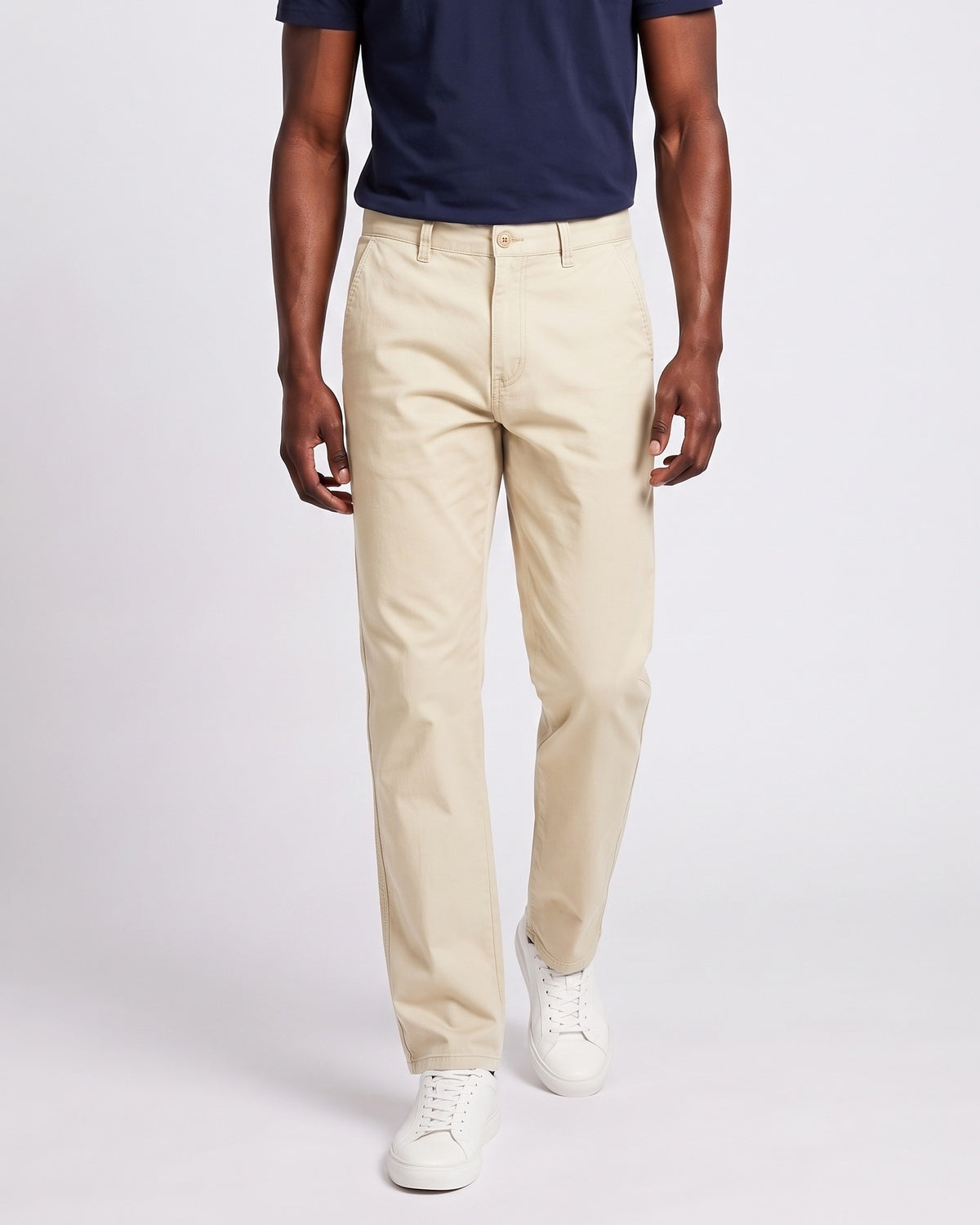 KZZ Men's Stretch Slim-Fit Dress Trousers