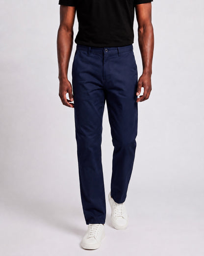 KZZ Men's Stretch Slim-Fit Dress Trousers