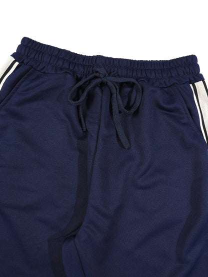 KZZ Men's Spring Hooded Half-Zip Long-Sleeve Top and Straight-Leg Pants