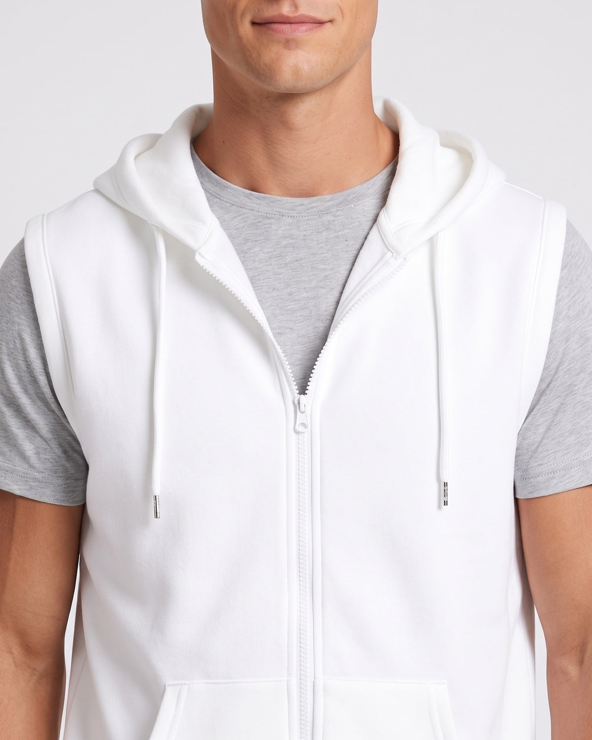 KZZ Vintage-style hooded vest