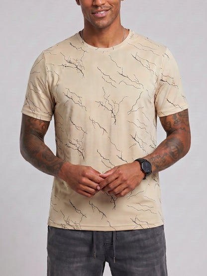 KZZ Quick-dry crew-neck short-sleeve shirt