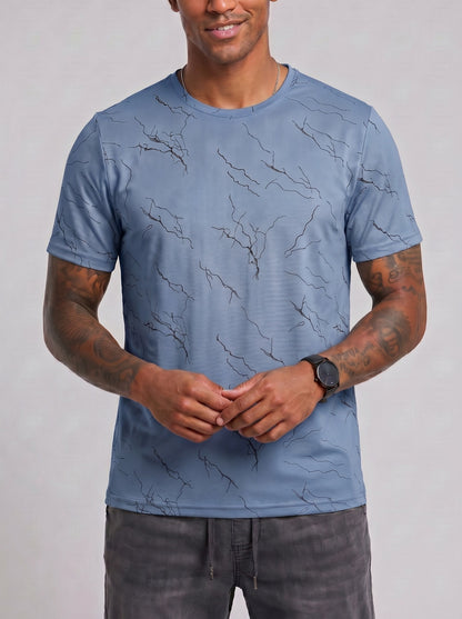 KZZ Quick-dry crew-neck short-sleeve shirt
