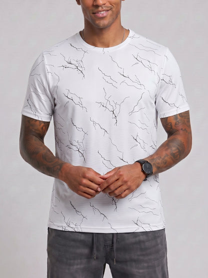 KZZ Quick-dry crew-neck short-sleeve shirt