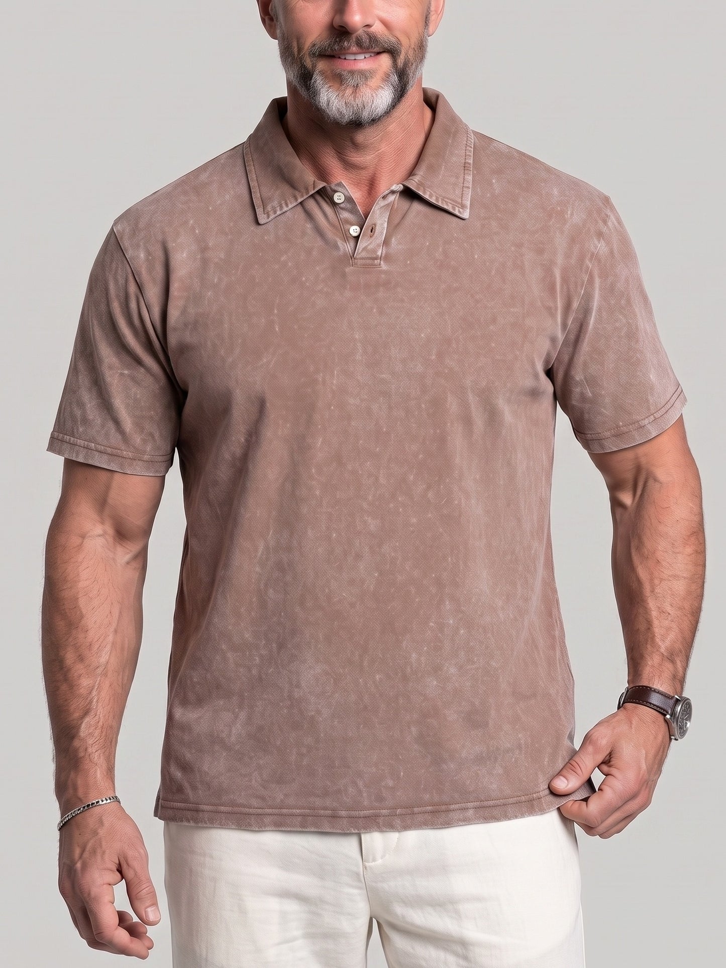 KZZ Casual short-sleeve shirt