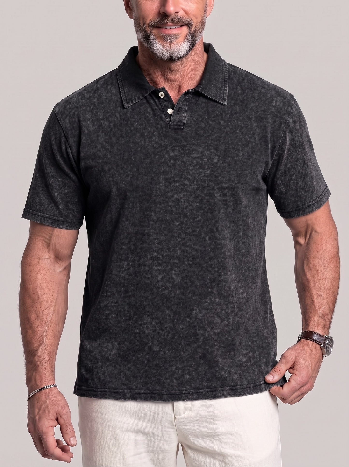 KZZ Casual short-sleeve shirt