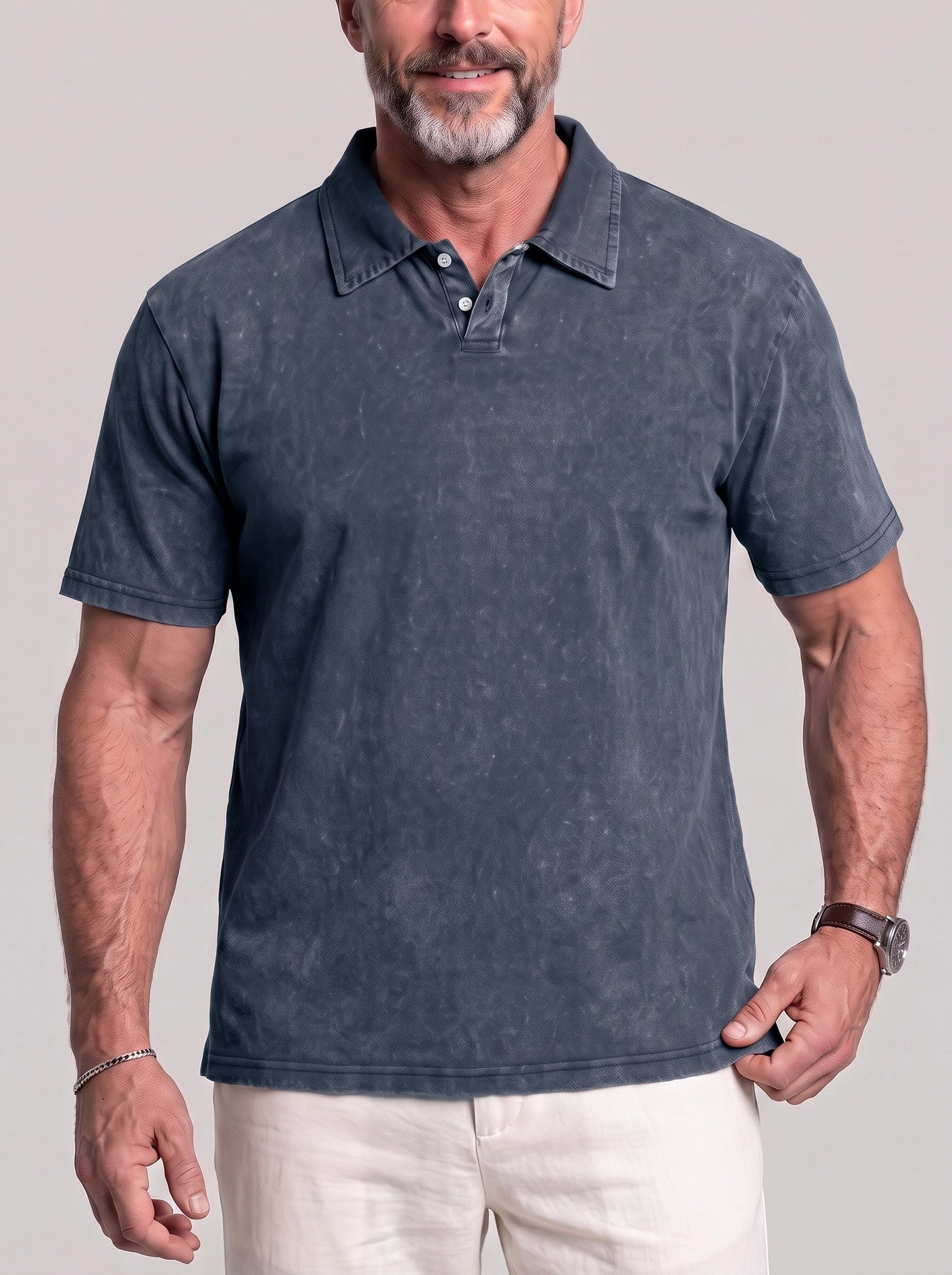 KZZ Casual short-sleeve shirt