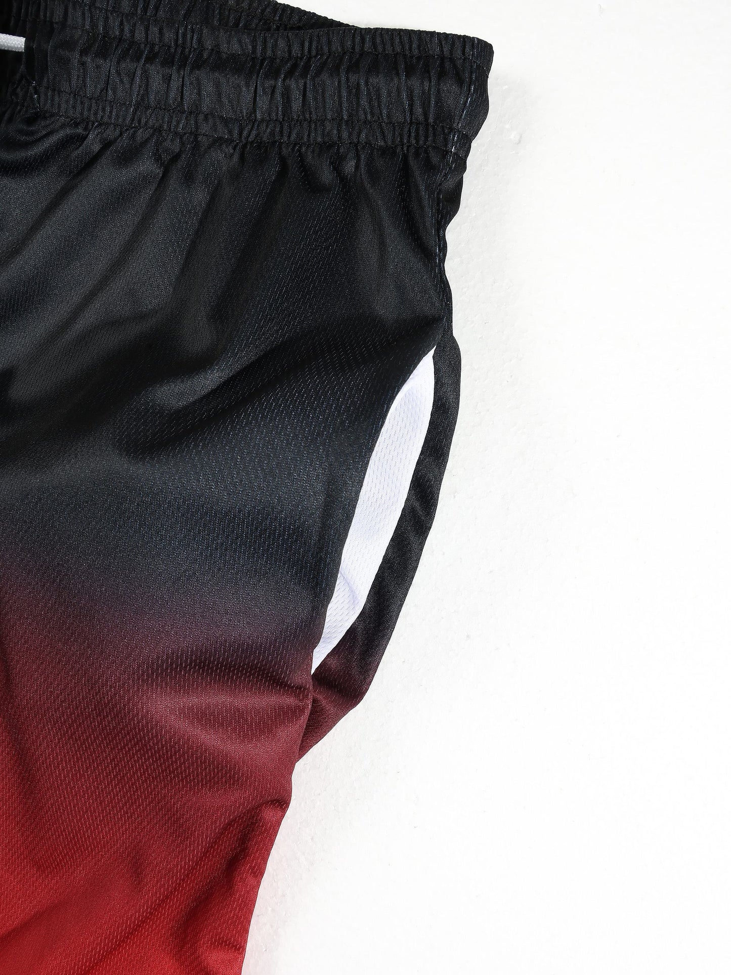 KZZ Color-Block Casual Crew-Neck Short-Sleeve Top and Shorts