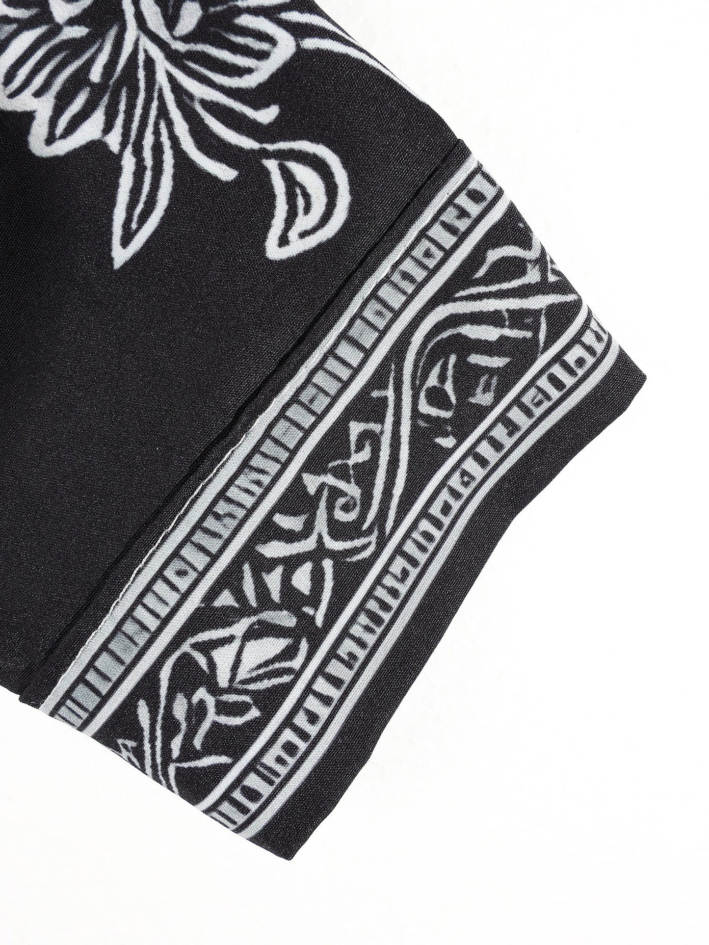 KZZ Men's Vintage Western Long-Sleeve Shirt