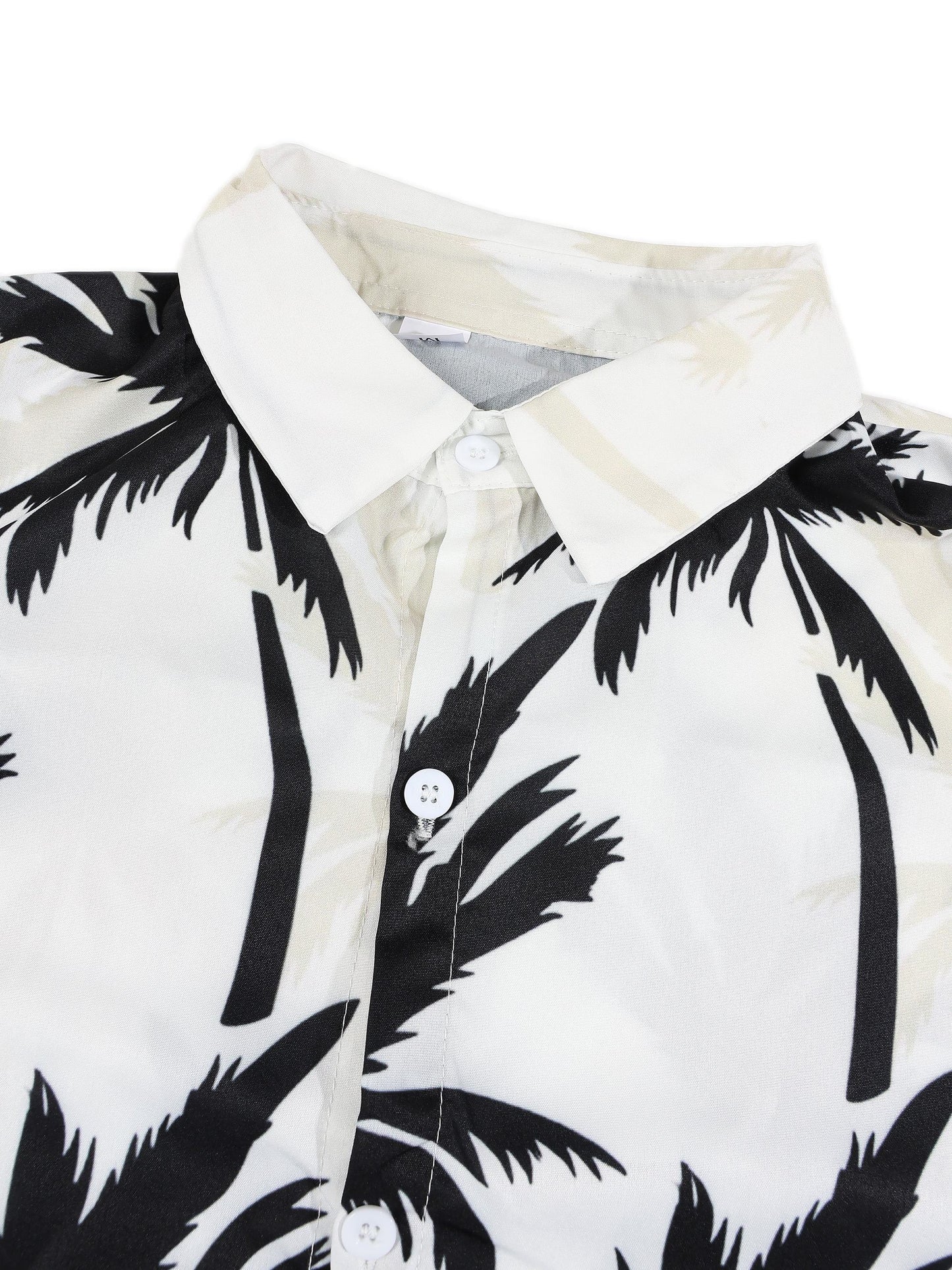 KZZ Hawaiian-style short-sleeved shirt and shorts