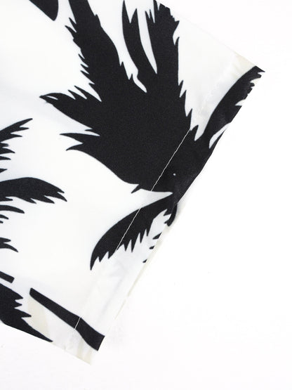 KZZ Hawaiian-style short-sleeved shirt and shorts
