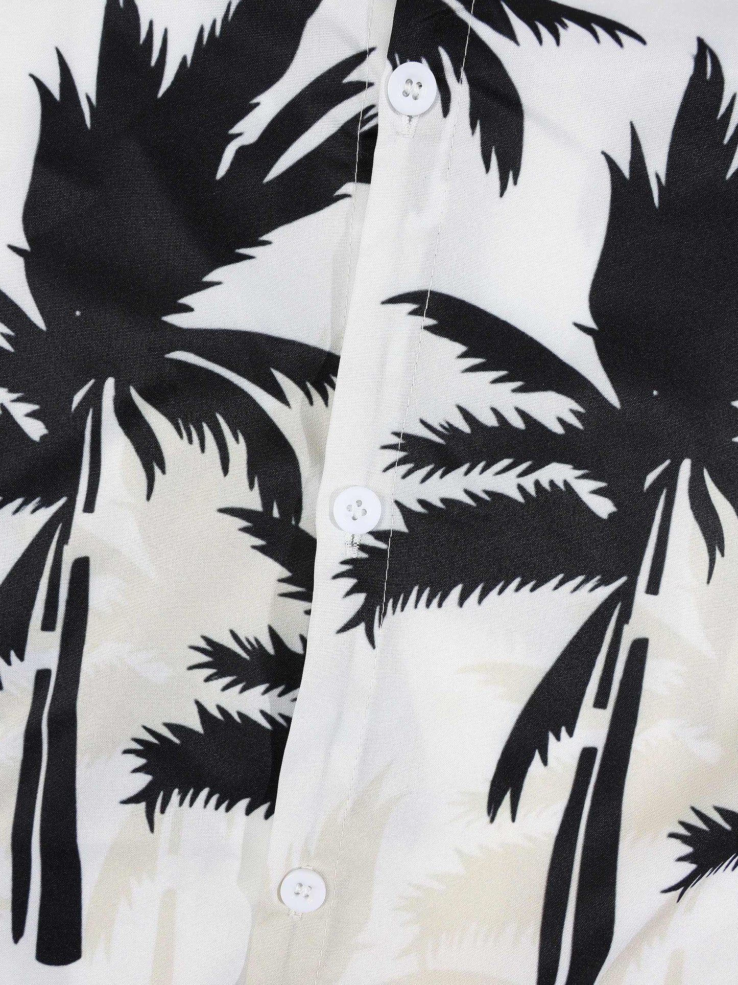 KZZ Hawaiian-style short-sleeved shirt and shorts