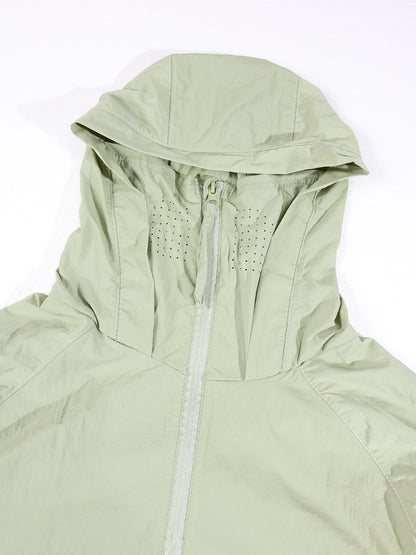 KZZ Men's Summer Quick-Dry Hooded Jacket