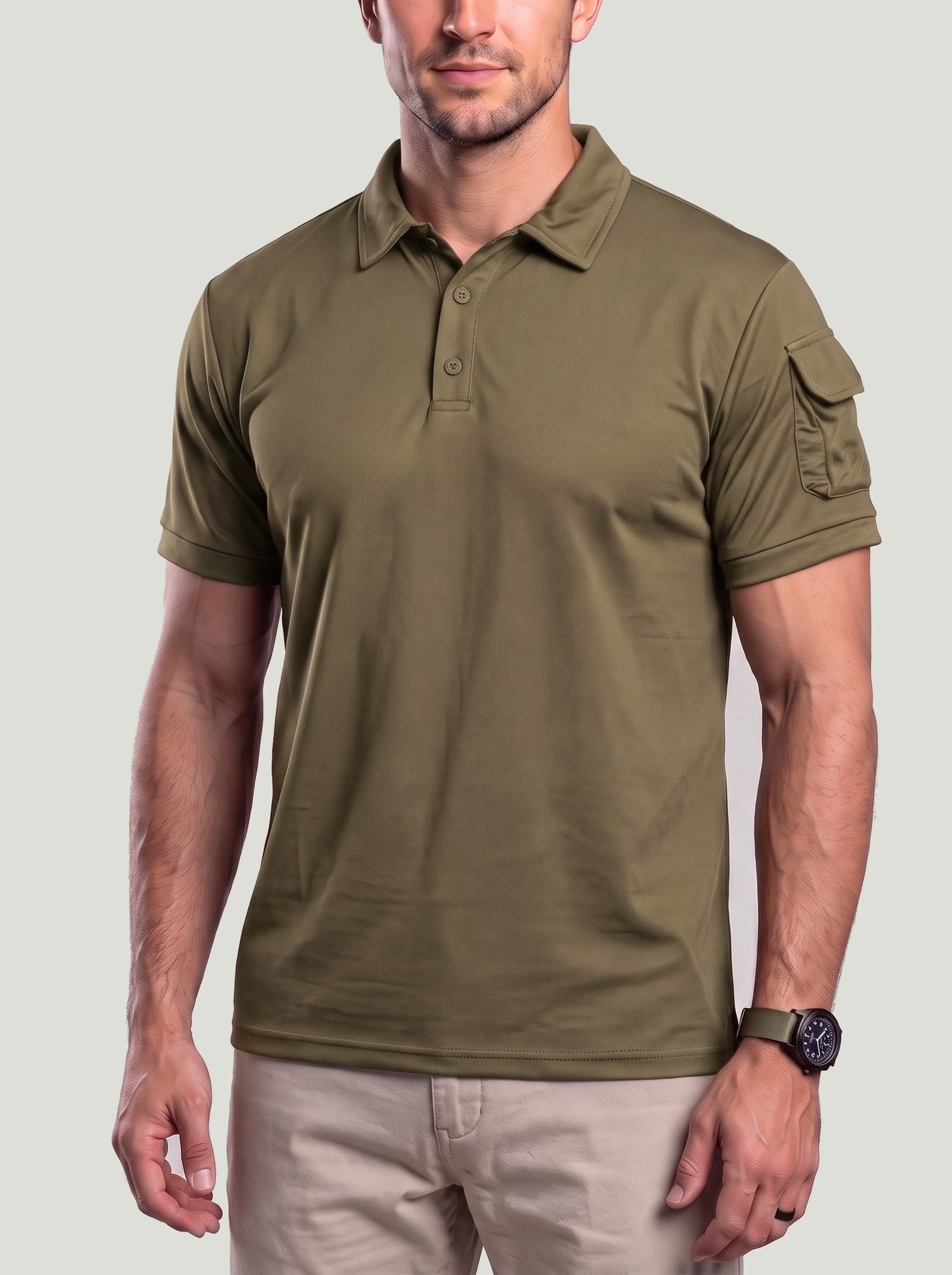 KZZ Men's Summer Polo Shirt