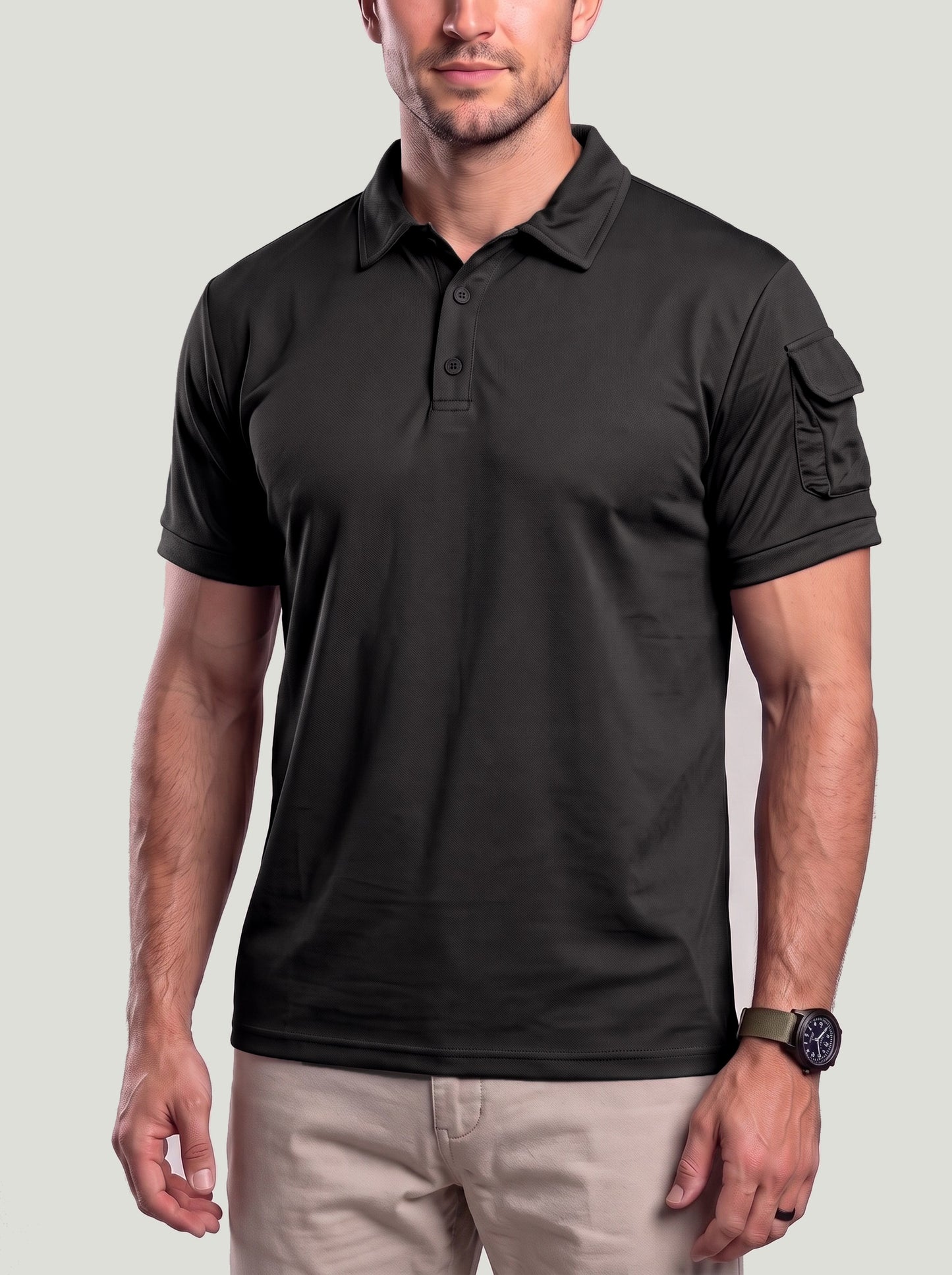 KZZ Men's Summer Polo Shirt