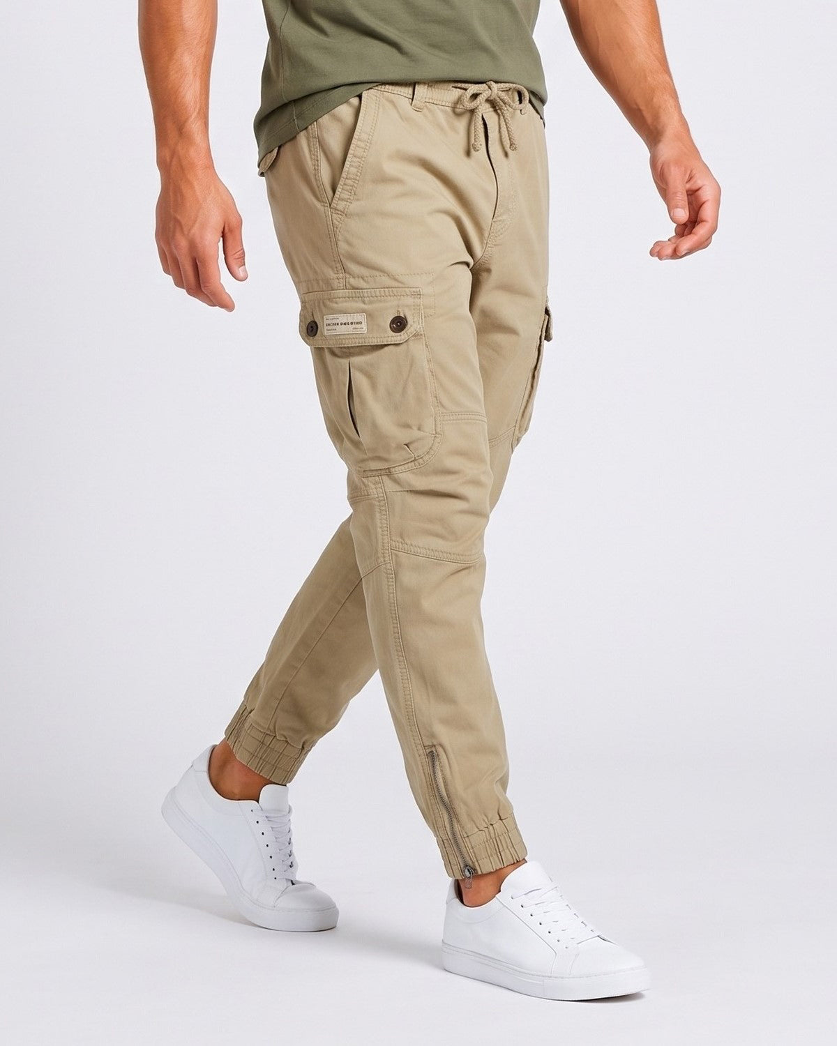 KZZ Men's loose-fitting casual work pants