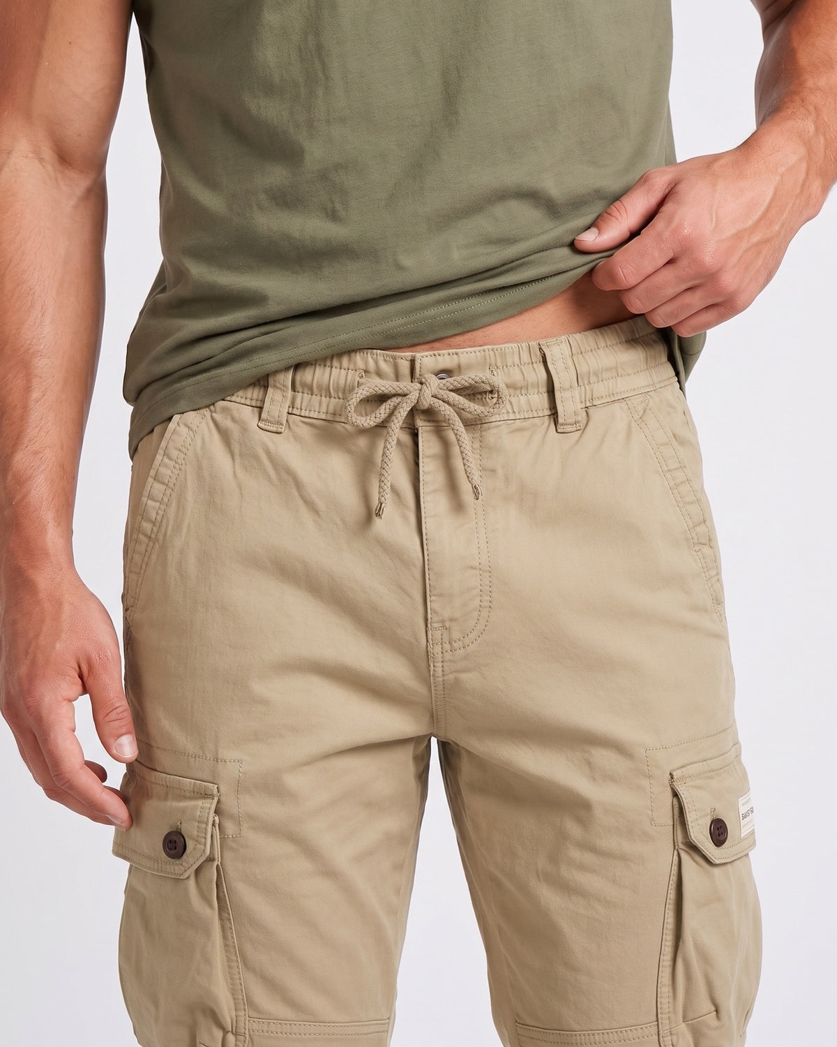 KZZ Men's loose-fitting casual work pants