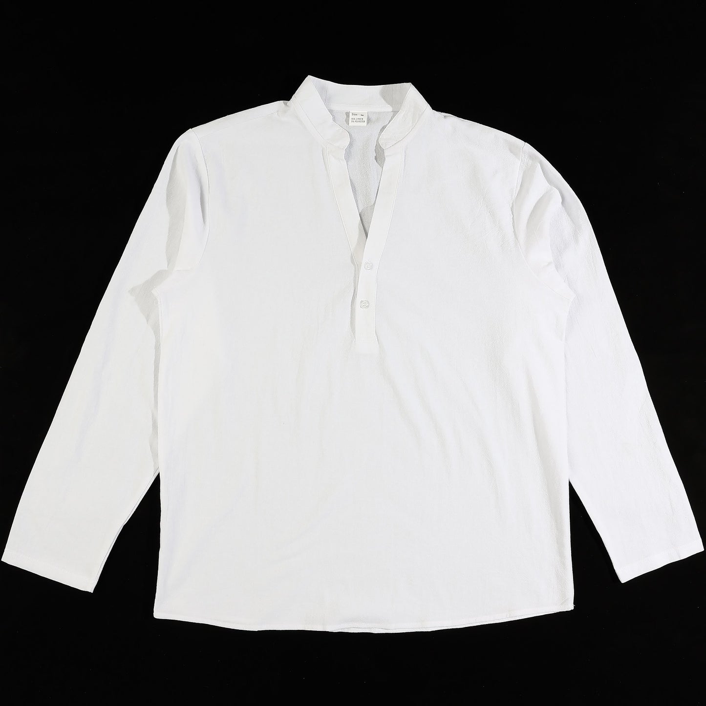 KZZ Men's solid-color linen set