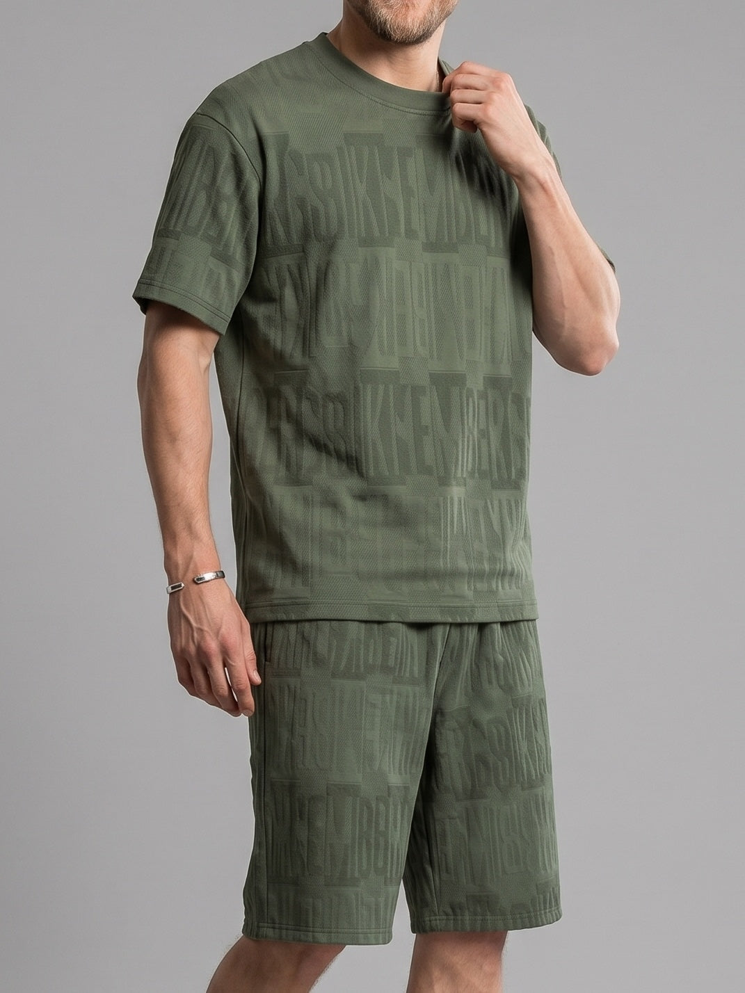 KZZ Men's Loose-Fit Sports Set