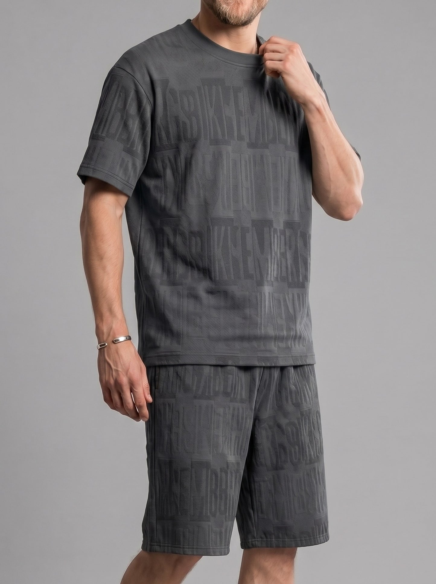 KZZ Men's Loose-Fit Sports Set