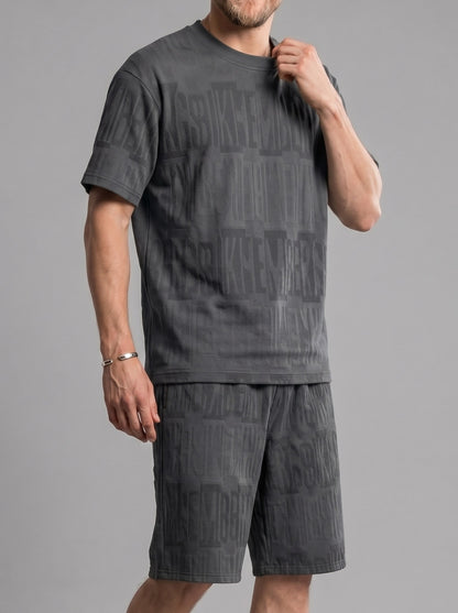 KZZ Men's Loose-Fit Sports Set